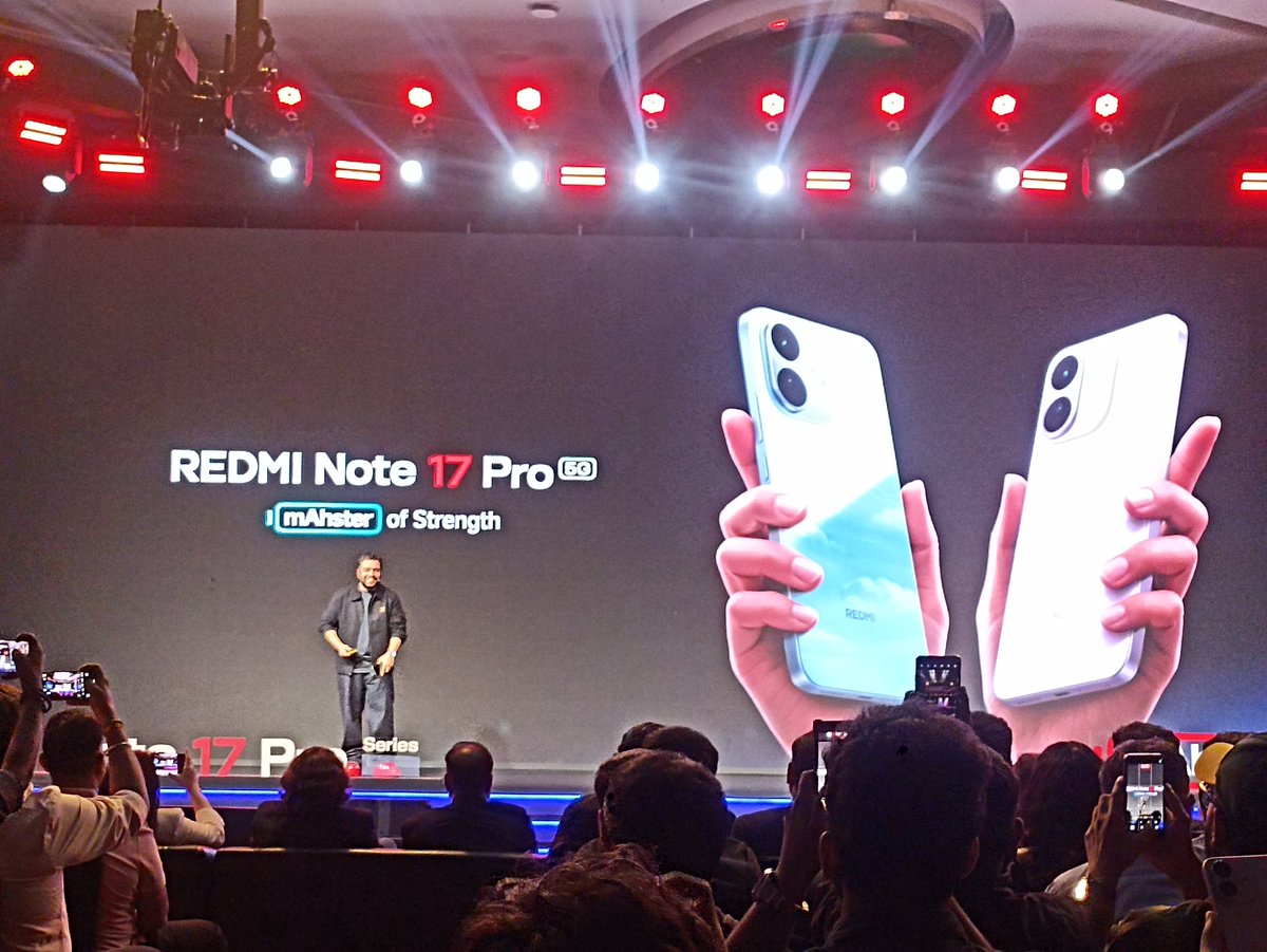Shahvez002's tweet photo. The #RedmiNote17ProSeries is officially here! 🚀🔥

Snapdragon power, IP68/IP69/IP69K protection and SGS 3m drop resistance. 

Pro or Pro Max? The choice just got harder! 🔥

#XiaomiFansClub @RedmiIndia

#XiaomiFansClub @RedmiIndia
@_arbazsiddiqui @pixelwithme @xiaomicreators https://t.co/U86DgomyAr