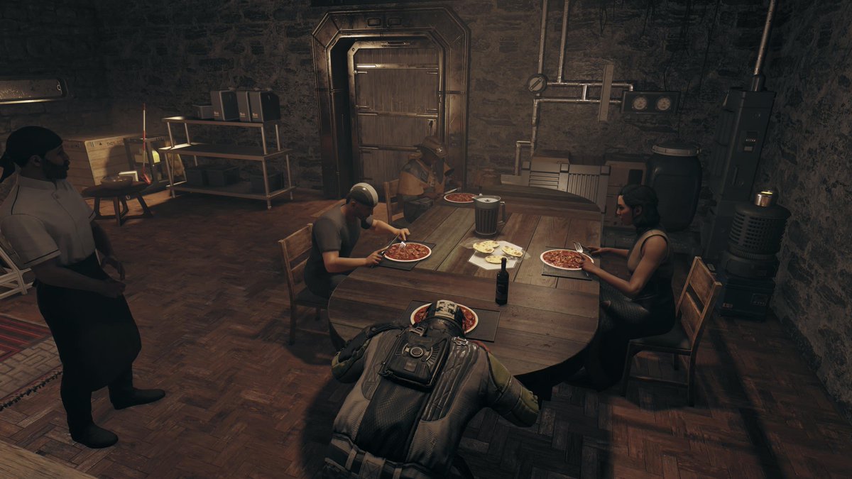 LukeAdemGaymer's tweet photo. Just some stills from my journeys across the settled systems, featuring my boo Sam. Still waiting for him to propose marriage. 🤭 #starfield #samcoe #settledsystems https://t.co/m0fOSM4f3j