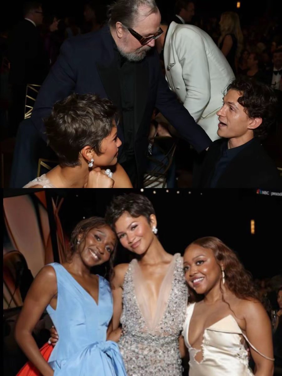 nigelloso's tweet photo. Why were they hosting an award show in the middle of the Tom Holland and Zendaya meet and greet?? https://t.co/83pEUGU4gO