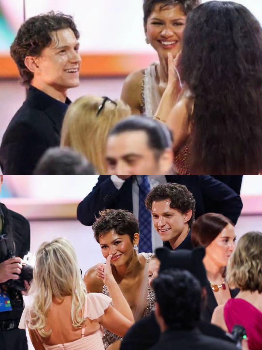 nigelloso's tweet photo. Why were they hosting an award show in the middle of the Tom Holland and Zendaya meet and greet?? https://t.co/83pEUGU4gO