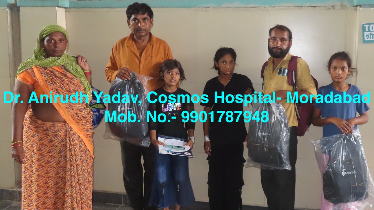ANIRUDH_UP's tweet photo. #freesurgeries #Smiletrain #cleftlip #Moradabad
For free surgeries of cleft lip and palate call on 9901787948, (COSMOS HOSPITAL, MORADABAD) https://t.co/sfrofcbkaq