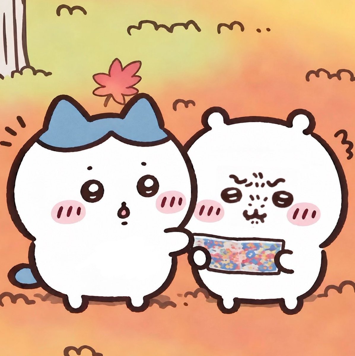 jinto_mochi's tweet photo. ちいかわとハチワレな塩レちゃん https://t.co/raujXuDosy