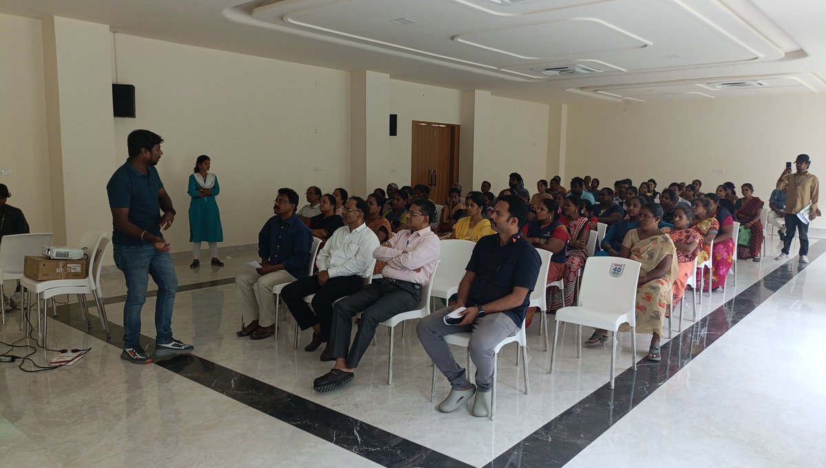 SumeetElko's tweet photo. 🌱 Awareness today, responsible waste management tomorrow.

The IEC Team conducted a 2nd Level BWG Awareness Programme at Taisha 2 Apartments, engaging residents on source segregation and responsible waste management for a cleaner Chennai. 

#BWG #CleanChennai #WasteManagement https://t.co/xECssaYuVe