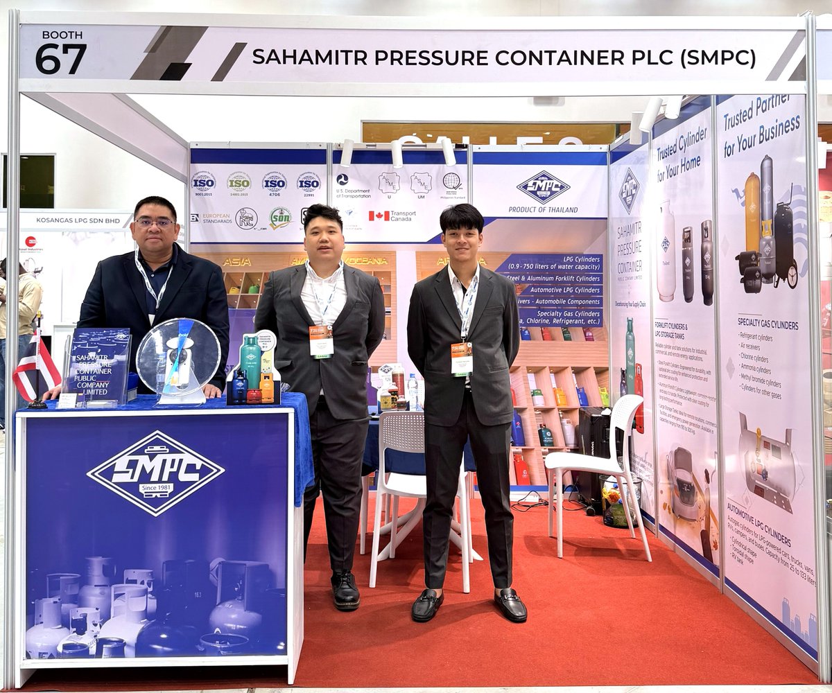 SMPCPLC's tweet photo. 🌍 SMPC joined the 7th West Africa LPG Expo 2026 in Abidjan 🇨🇮. 

As a global leader in LPG cylinder manufacturing, we're proud to support sustainable energy growth across West Africa.

Thank you to everyone who visited our booth for great conversations!

#SMPC #LPG #WestAfrica https://t.co/NPlarv16aH