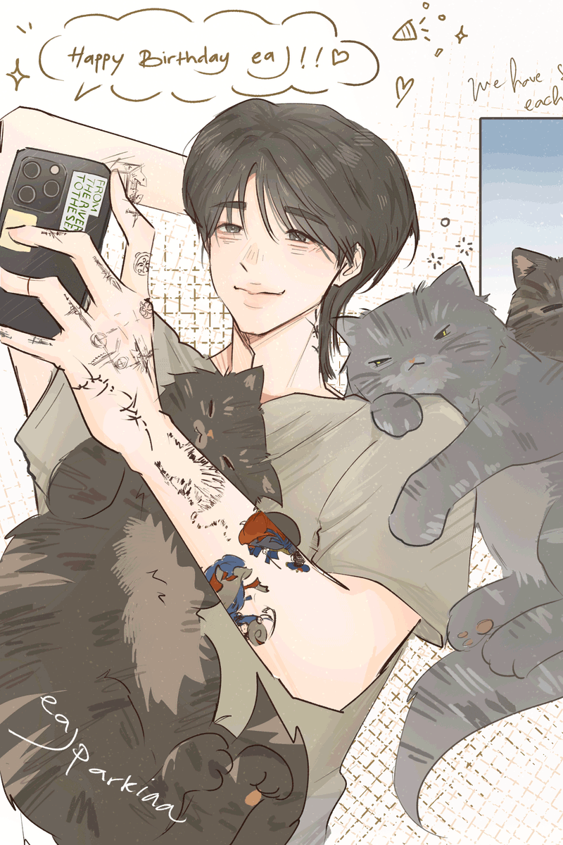EAJPARKIAA's tweet photo. happy birthday @eaJPark  (*˙︶˙*)☆*° ⋆⁺₊⋆ ♡̷̷̷

#The34ChapterOfeaJ #HappyeaJDay
#eaJ #eaJCharity #fanart https://t.co/p7NJHSMenz