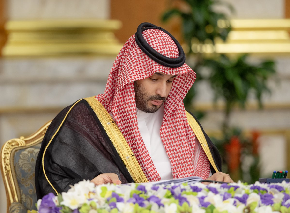 Bandaralgaloud's tweet photo. سمو سيدي #ولي_العهد يرأس جلسة #مجلس_الوزراء في جدة. https://t.co/NquclPKMhe
