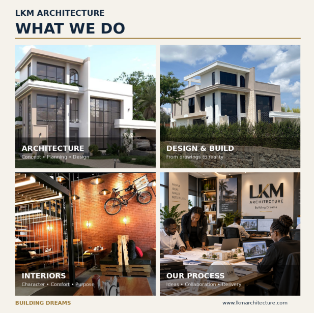lkmarchitecture's tweet photo. Architecture. Interiors. Development. Design &amp; Build.

One practice. Different ways of turning ideas into places.

LKM Architecture — Building Dreams.

#LKMArchitecture #ArchitectureKenya https://t.co/YunixI356d