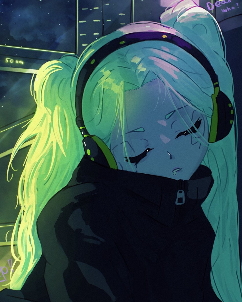 Jayillu_'s tweet photo. There are no happy endings in night city.
Lucy misses them so much 🥹🥹

{David}
#cyberpunkedgerunners #digitalart #cyberpunkart #rebecca #lucy https://t.co/R7J2QYCIfv