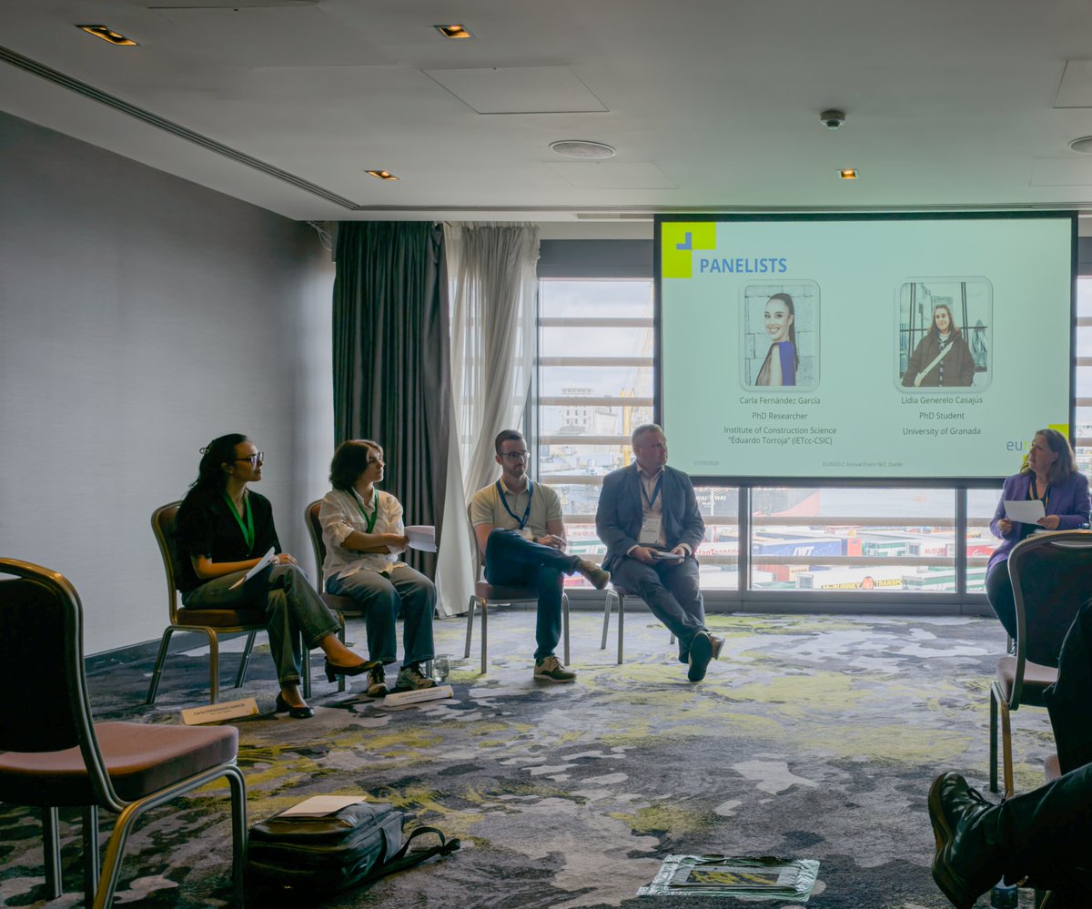 microlab103's tweet photo. Our PhD student Lidia is back home after a great week in Dublin 🇮🇪, where she took part in the 2nd Annual Event of @EJP_EURAD

She joined the Young Generation Day panel, presented her research within WP9 – #InCoManD 

Leaving Dublin with new connections and plenty of motivation🚀 https://t.co/Rz113n14Dt