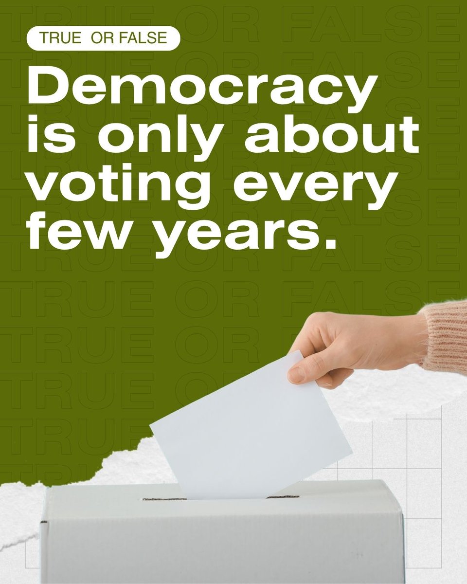 coe's tweet photo. Democracy is the bedrock of a free and fair society 🗳️

But what does it look like in practice? Tell us what you think in the comments!

🔗 Discover more about the Council of Europe &amp; democracy: https://t.co/UeGnBvFqgZ https://t.co/Qw4sPxLPuU