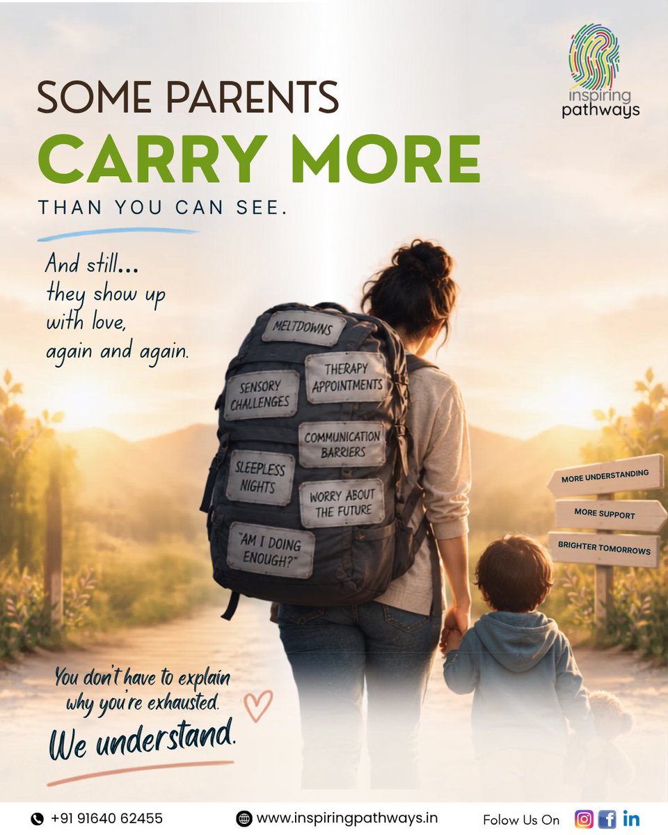 InspiringPath1's tweet photo. Some parents carry more than you can see. 💙

Behind every milestone is a journey of love, worry, patience, and endless effort.

At Inspiring Pathways, you don’t have to walk that journey alone.

#InspiringPathways #ParentSupport #AutismSupport #SpecialNeedsParenting https://t.co/fESa2hcL1Y