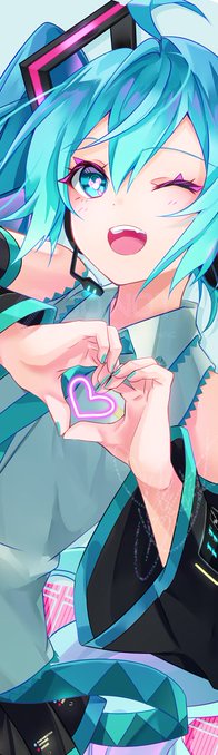 初音ミク 「#初音ミク 18th」|Rellaのイラスト