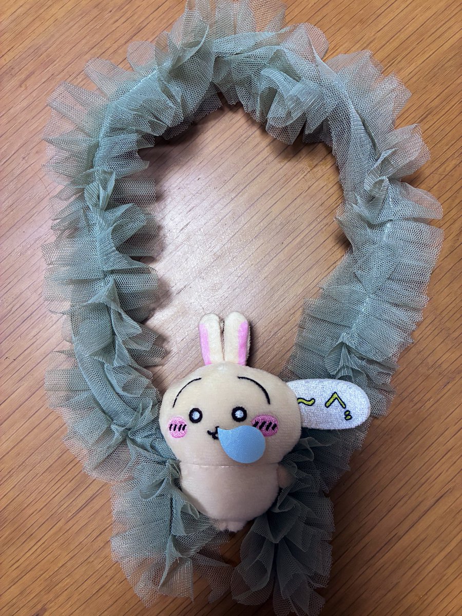 ichi0510ren's tweet photo. 予備で買った別のリボンで作った。なんか違う。も少し昆布っぽいリボンほしい https://t.co/TuKF9uYVza