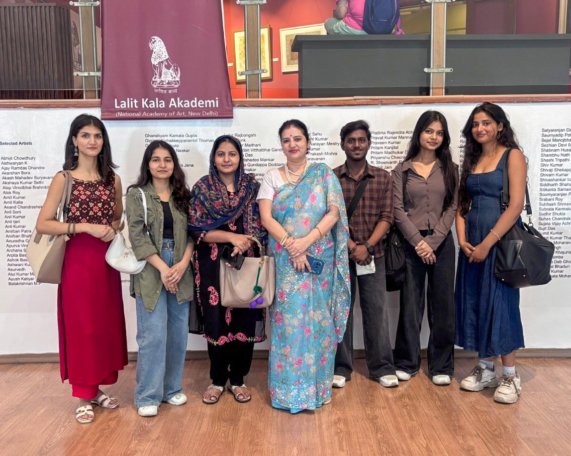 LalitKalaLKA's tweet photo. Where Young Minds Meet Great Art

Students of the College of Art, New Delhi, visited the Lalit Kala Akademi Art Gallery and immersed themselves in the ongoing 65th National Exhibition of Art 2026.

The exhibition offered them a chance to encounter a wide 
(1/2) https://t.co/3qq0sRD6Lc