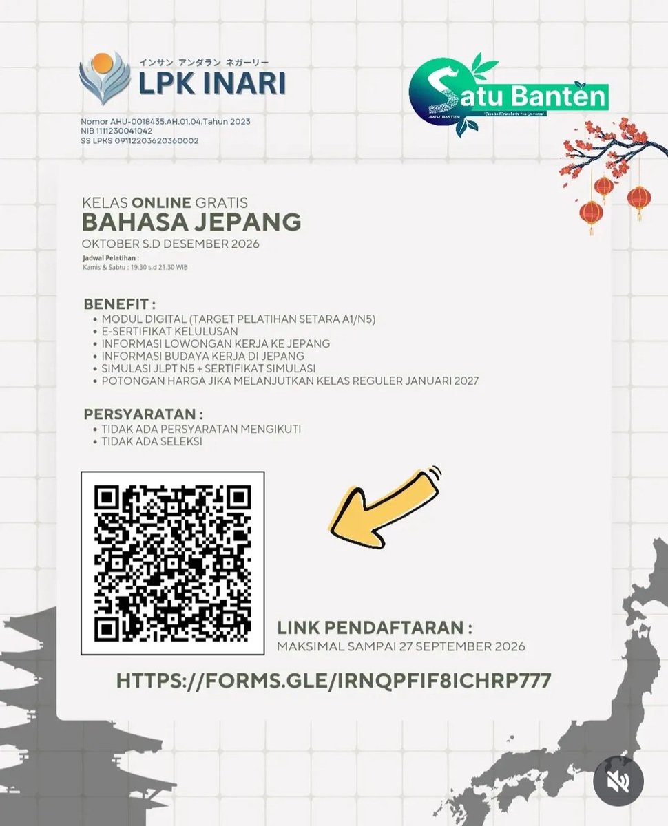 lalalaonaaa's tweet photo. hi gess, aku nemu lg pelatihan online bahasa jepang gratis, barangkali ada yg tertarik mau ikut https://t.co/OIo1Yq79zn