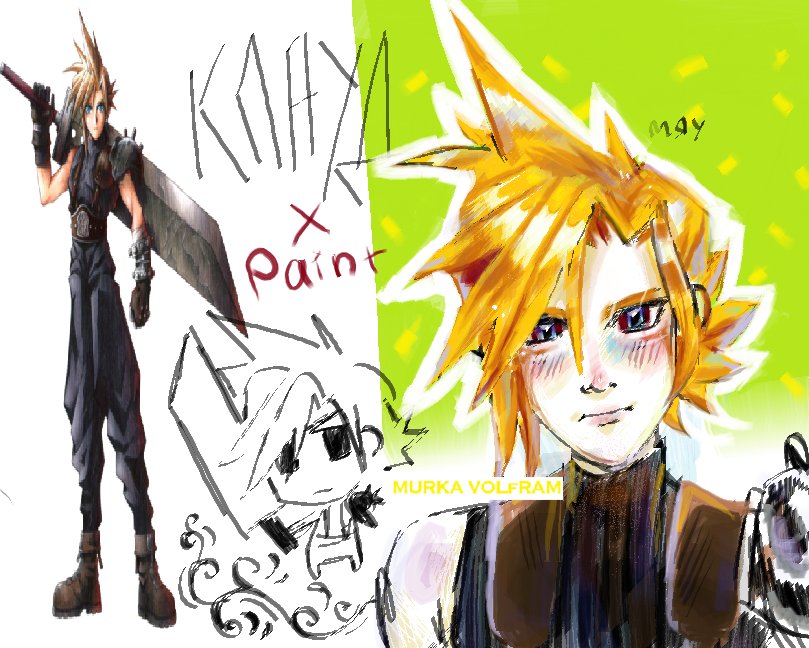 Murka_Volfram's tweet photo. Cloud #ff7 https://t.co/MofGbjXChn