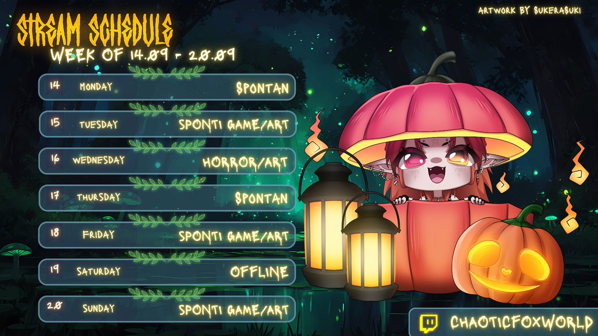 chaoticfoxworld's tweet photo. GuMo ✨
Es wird nun wieder regelmäßig Streamu Pläne geben 🥹✨ Durch mein provisorisches Set Up bin ich noch etwas eingeschränkt aber das wird schon! ✨ ich freu mich auf euch 🧡🌿🍄 https://t.co/v7uwv0vJGy