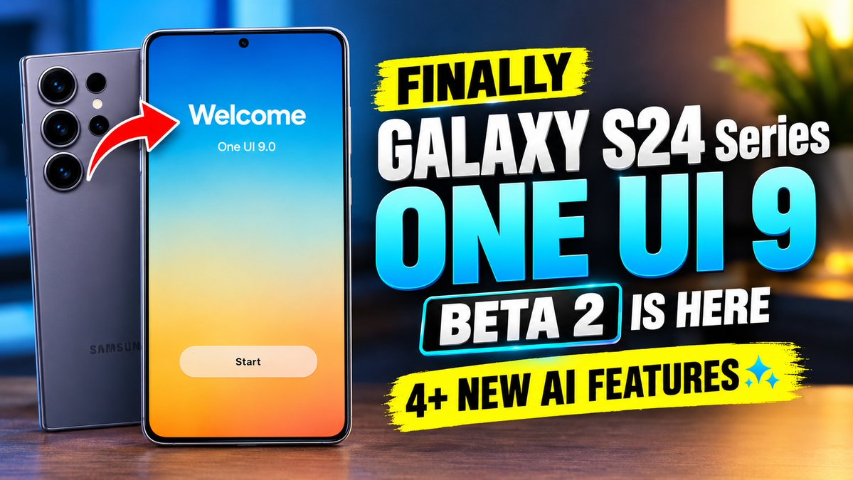realunitechyt's tweet photo. 🚨 ONE UI 9 BETA 2 IS HERE!

Galaxy S24 Series gets a new One UI 9 beta update with 4+ NEW AI features 🔥

Samsung is seriously cooking with One UI 9 👀
🎥 Full video out now!
https://t.co/zIa5EYn4hS
https://t.co/zIa5EYn4hS

#OneUI9 #GalaxyS24 #Samsung https://t.co/giXhPodTn8