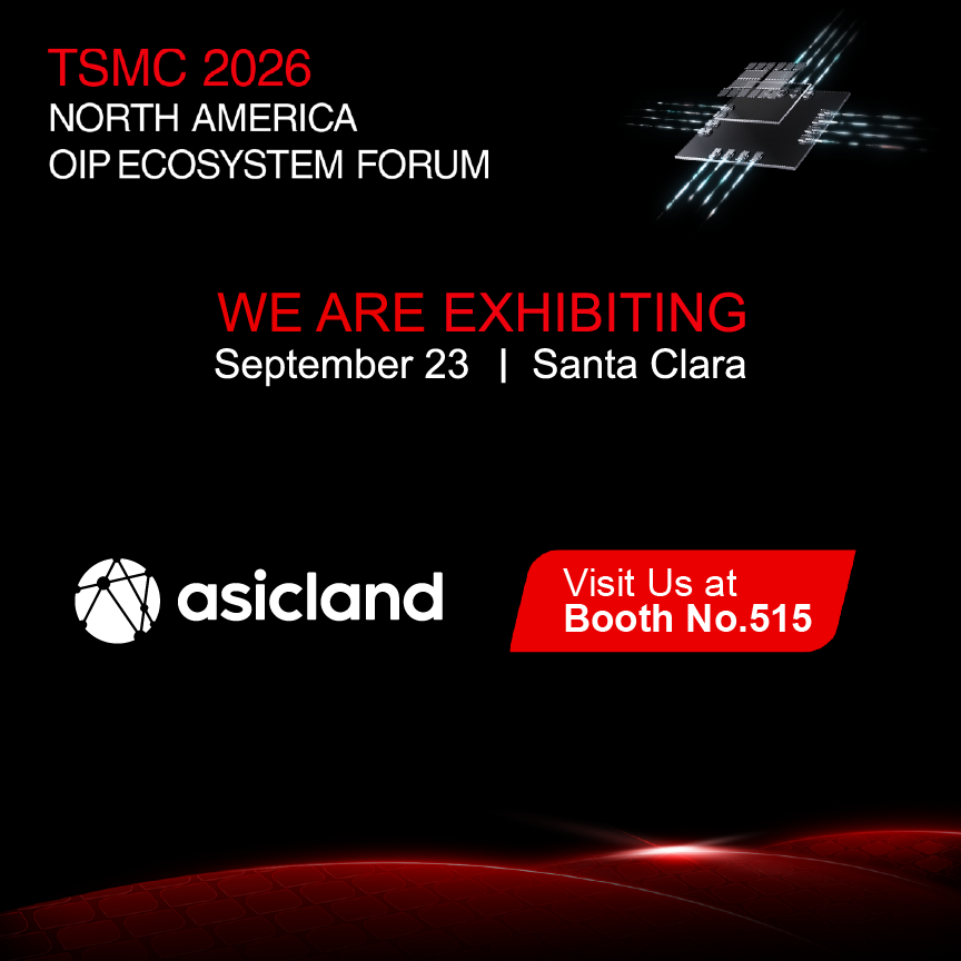 ASICLAND_HQ's tweet photo. Join us Sept 23 at TSMC 2026 NA OIP Forum. Pavilion #515: Custom ASIC Turnkey Solutions and our work with TSMC to expand AI. 

https://t.co/PuFa7fZbXO 

#TSMC #TSMCOIP2026 #ExpandingAIWithLeadershipEcosystem #ASICLAND #CustomASIC https://t.co/2b92W8jr1v