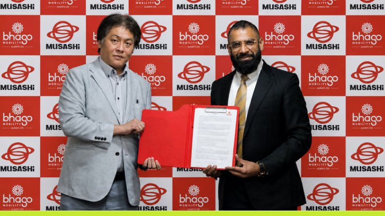 humans_of_Ev's tweet photo. Musashi India and Bhago Mobility have signed an LOI to supply e-Axles for the Bhago Bhim™ electric three-wheeler. Production is set to begin in 2027, with systems manufactured at Musashi’s Bengaluru facility. #EV #ElectricVehicles #ThreeWheeler #Mobility https://t.co/RahrYJVxUT