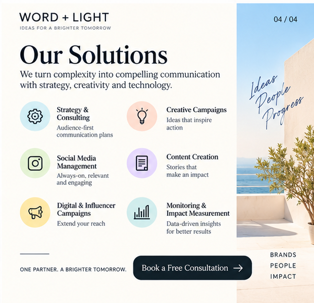 wordpluslight's tweet photo. 20+ years. 100+ brands. One lesson

If your brand needs visibility, engagement or communication that converts, let’s find a way.

We turn communication challenges into strategy, ideas and measurable impact.
👉 Book a FREE consultation https://t.co/x5qtBcmgaZ https://t.co/4WUezANb2I