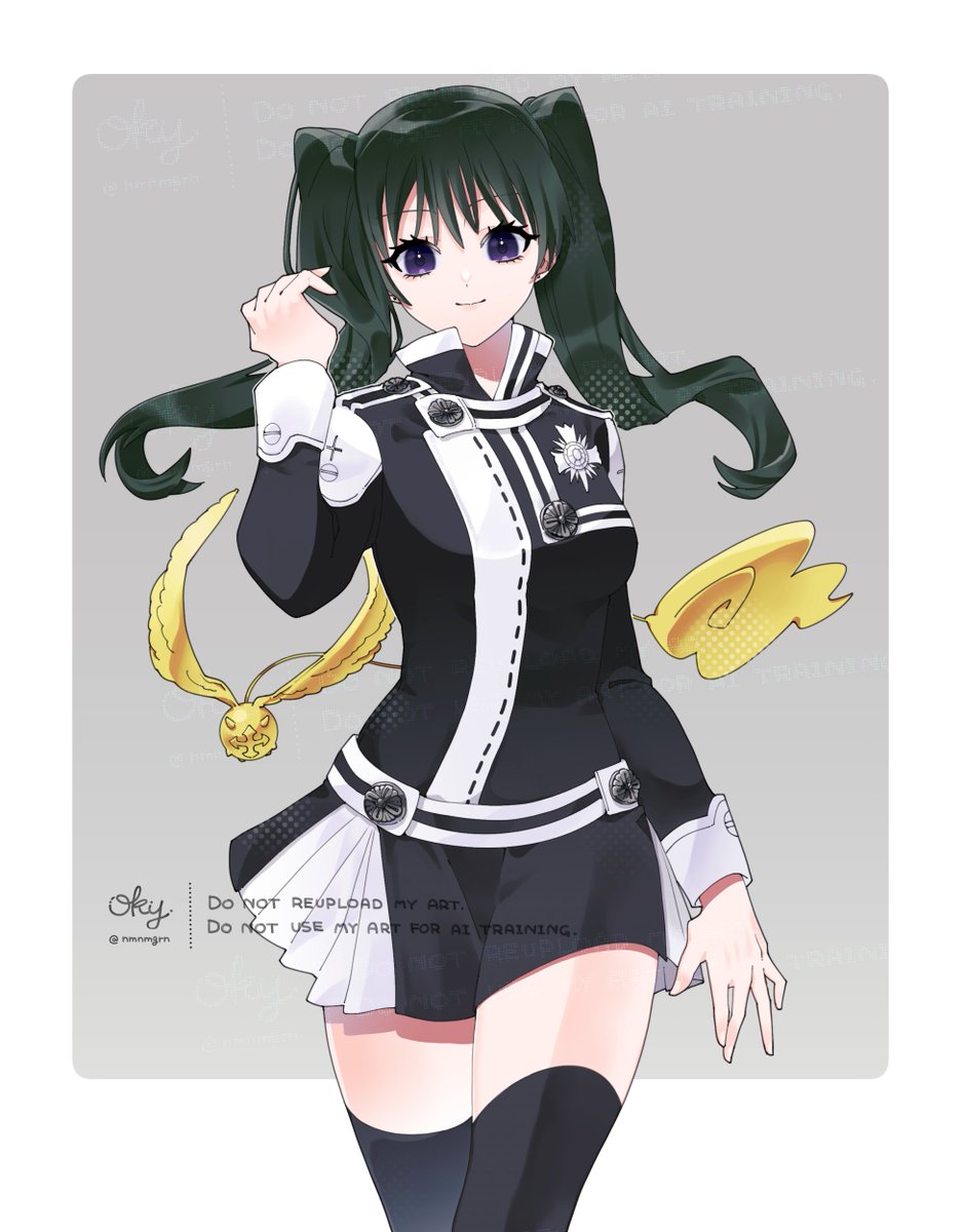nmnmgrn's tweet photo. 友達が見たいと言ってくれたのでリナリー描きました🫶
ハーフツインと最後まで迷って初期リナリーになりました🥺 https://t.co/QPTUt7OD7J