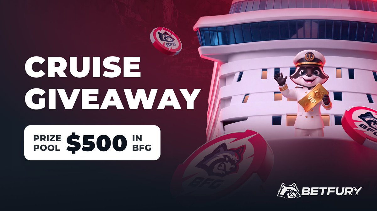 betfury_gaming's tweet photo. Our liner is about to depart... Have you checked in?
🌊 https://t.co/1zUoMy1Ba2

📋 Write your BetFury username &amp; Share $500 in #BFG 
💙 + RT 

10 random lucky users will get $50 in BFG each on Sep 22
#FuryCruise #Giveaway #BetFury https://t.co/eY3svWNuY4