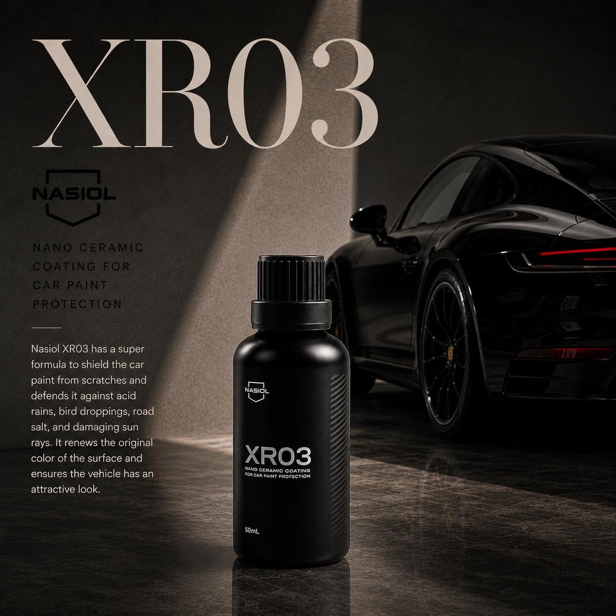 jessigray98907's tweet photo. Premium protection. Stunning finish. Unmatched shine. Nasiol ceramic coatings protect your vehicle while enhancing its deep, glossy look. Keep your car fresh, sleek, and showroom-ready. Protect your paint. Elevate your car. https://t.co/M7sr55Qtxe