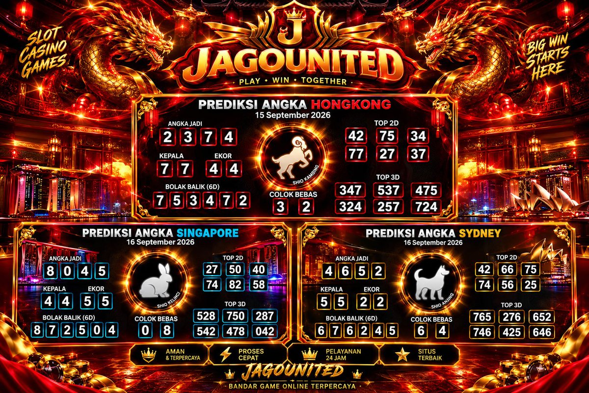 jagounited_com's tweet photo. Prediksi Angka Togel rekomendasi  
BIG WIN STARTS HERE !!    
CARI GOOGLE: JAGOUNITED    
JAGOUNITED LOGIN : https://t.co/JcW3wakuHD 
#jagounited #game #mabar #gameonline #togel https://t.co/w6C1SLmzlD