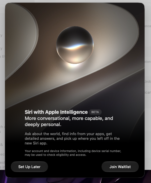 ObokSkryptu's tweet photo. @chleb9 W ustawienia -> Siri, będziesz miał na samym dole coś w stylu dołącz do Siri beta (to ta standalone aplikacja) Ja wczoraj wieczorem dołączyłem do waitlist'y i już dziś rano dostałem dostęp, więc idzie to dość szybko https://t.co/Ix1aQCMxGP