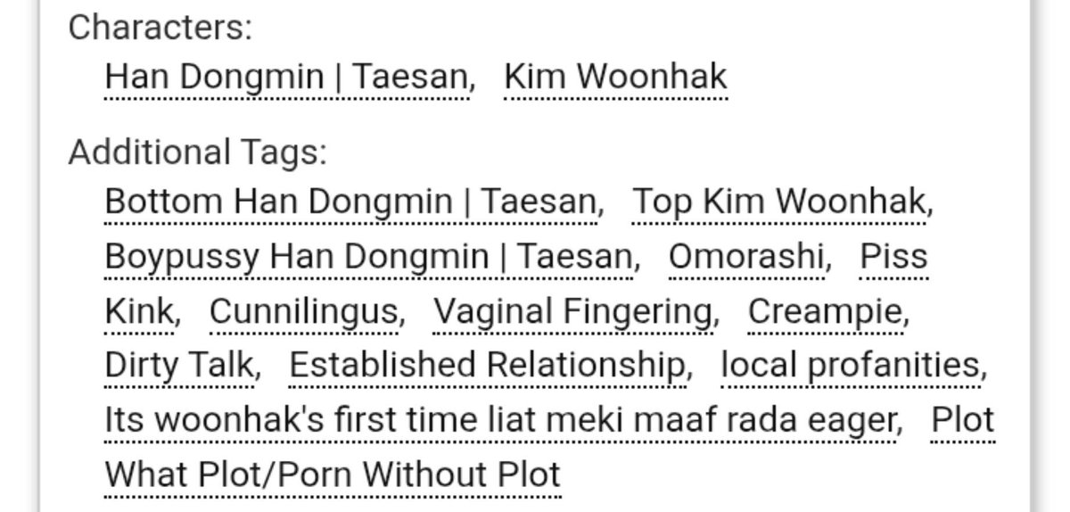 miyengjae's tweet photo. [BREAKING NEWS!] Silahkan di baca sendiri. 

woontaes au, 2194 words. porn what plot. local profanities. piss kink. omorashi. 
https://t.co/V9WiEm9VQz https://t.co/fYTeogbCED