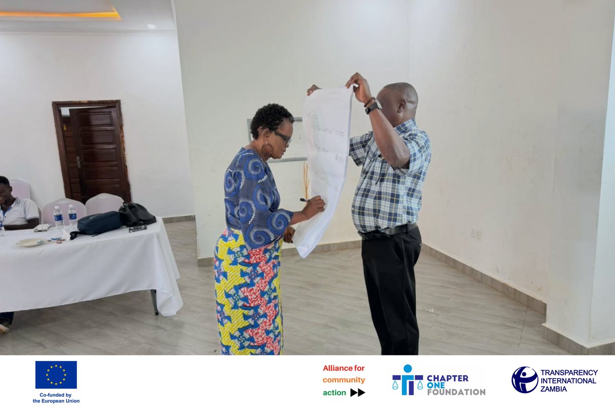 ZambiaAsks's tweet photo. The ACA, alongside Chapter One Foundation and Transparency International Zambia, is implementing Project Include in Southern and Copperbelt Provinces to empower rural and marginalized citizens to champion good governance and defend democracy.

Thread 1/3 🧵 https://t.co/foStUfHKjH