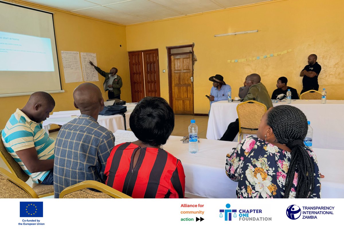 ZambiaAsks's tweet photo. The ACA, alongside Chapter One Foundation and Transparency International Zambia, is implementing Project Include in Southern and Copperbelt Provinces to empower rural and marginalized citizens to champion good governance and defend democracy.

Thread 1/3 🧵 https://t.co/foStUfHKjH