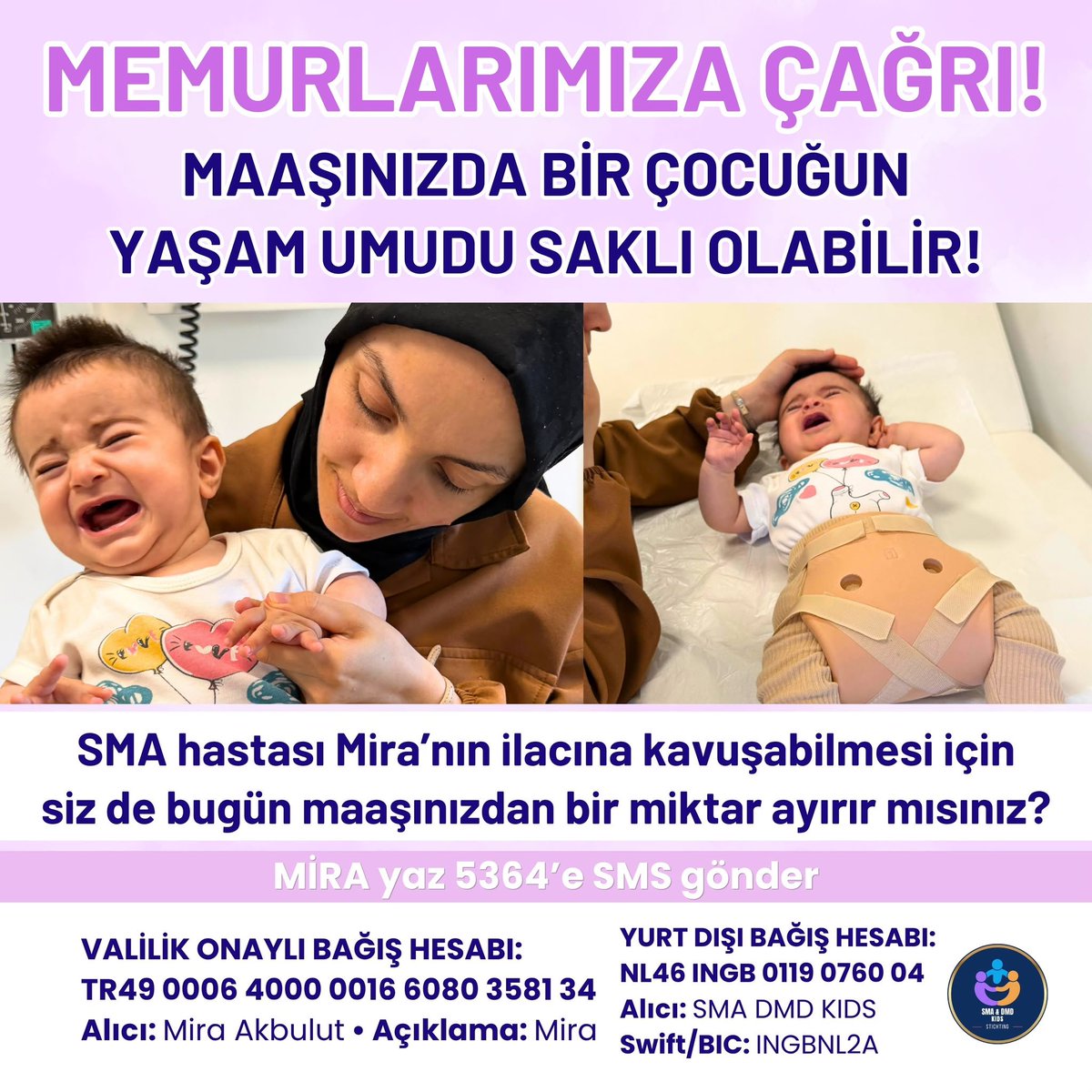 smamiraakbulut's tweet photo. Bugün birçok evde maaş günü… 🤍
Belki sizin için küçük ve sıradan görünen bir miktar, Mira için tedaviye ulaşmak ve hayata tutunmak adına çok değerli bir umut olabilir.
Mira’nın tedavisi için zamana karşı yarışıyoruz. Her geçen gün onun için daha da büyük bir önem taşıyor; bu nedenle desteğinize bugün, şimdi ihtiyacı var. 🙏🏻
Maaşınızı aldığınız bu günde, gönlünüzden kopan küçücük bir payı Mira’ya ayırır mısınız?
Bir bağış, bir paylaşım, bir SMS…
Sizin atacağınız her adım, Mira’nın tedavisine bir adım daha yaklaşması ve umudunun büyümesi demek. 💜
Lütfen Mira’yı görmezden gelmeyin. Bu çağrıyı paylaşarak onun sesini daha fazla kişiye ulaştıralım.
Mira’nın yarını için bugün siz de elinizi uzatın; onun umuduna, mücadelesine ve hayata tutunma çabasına destek olun. 

#GFKvFB #salı #seçimdenöncekademe #UzakŞehir "FatchUp Yayında"