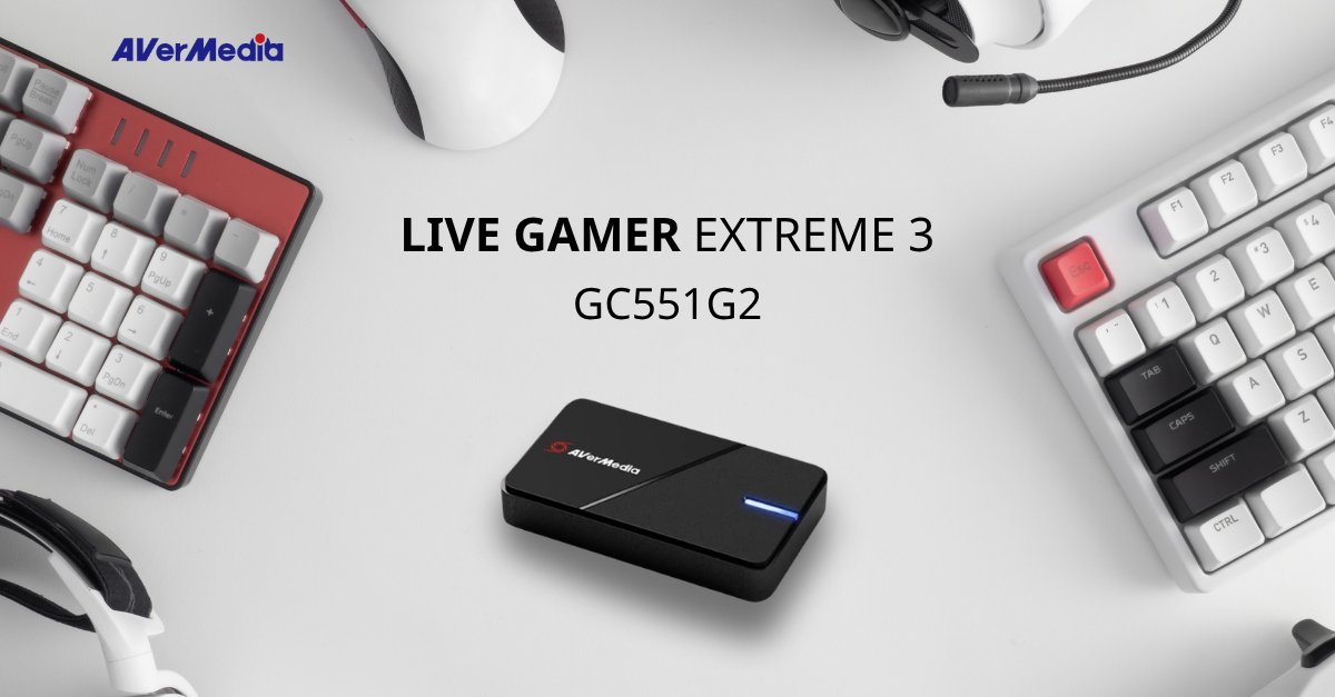 AvermediaUK's tweet photo. Are you ready to capture your gameplay with the Live Gamer EXTREME 3 GC551G2? With VRR support and 4K30 pass-through, you can stay immersed in the game with near zero lag. https://t.co/B1mWy2KKR6