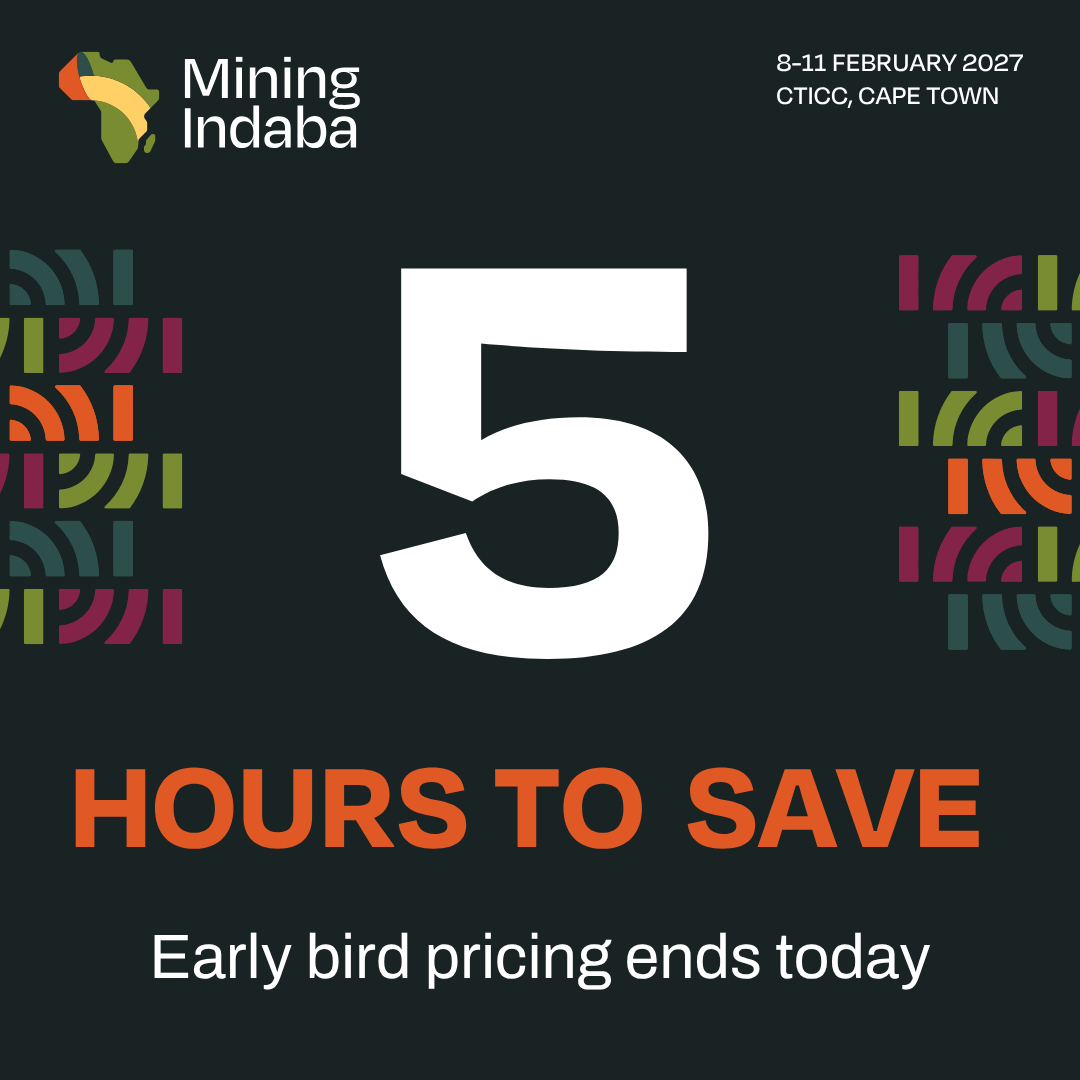 MiningIndaba's tweet photo. If you haven't secured your ticket yet, this is your reminder: only 5 hours remain before the current pricing ends.

After 5PM SAST today, prices increase.

Register before the deadline: https://t.co/RfHQKiYPuK https://t.co/W61vQgYozH