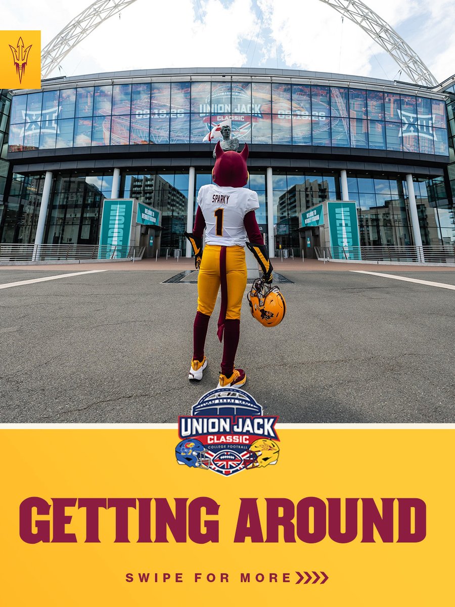 TheSunDevils's tweet photo. Need help getting around London? Let Sparky show you how to travel around the city like a local 😎

More info here - https://t.co/C5T2X8sljm https://t.co/A8Bd4jWBf3