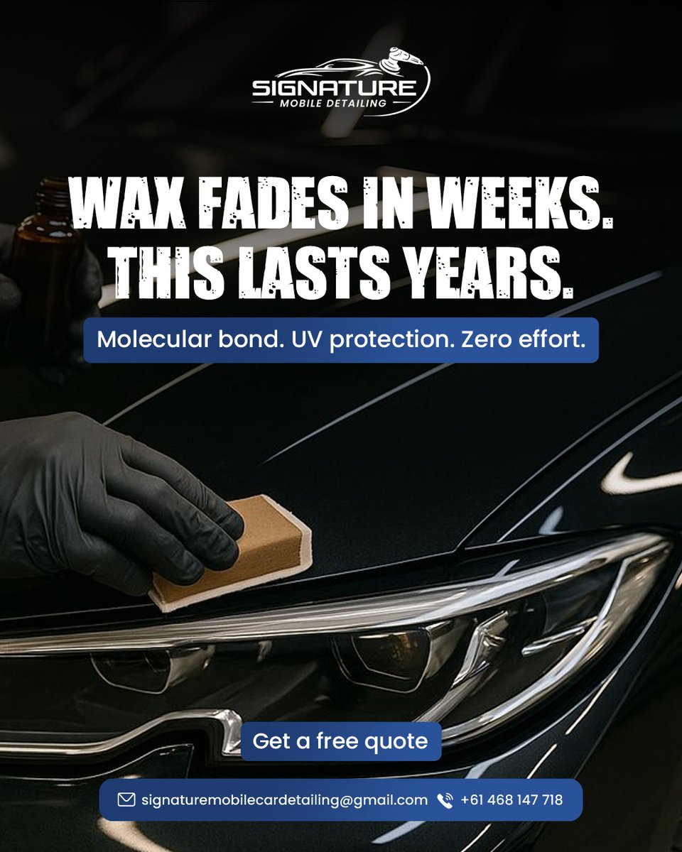markcook79495's tweet photo. Our ceramic coating bonds at a molecular level, repelling water, dirt, UV rays, and road grime. Less cleaning, more driving. Ideal for new, prestige, or well-loved cars. We come to you. Free quotes via DM. https://t.co/ydg0KiEDOg