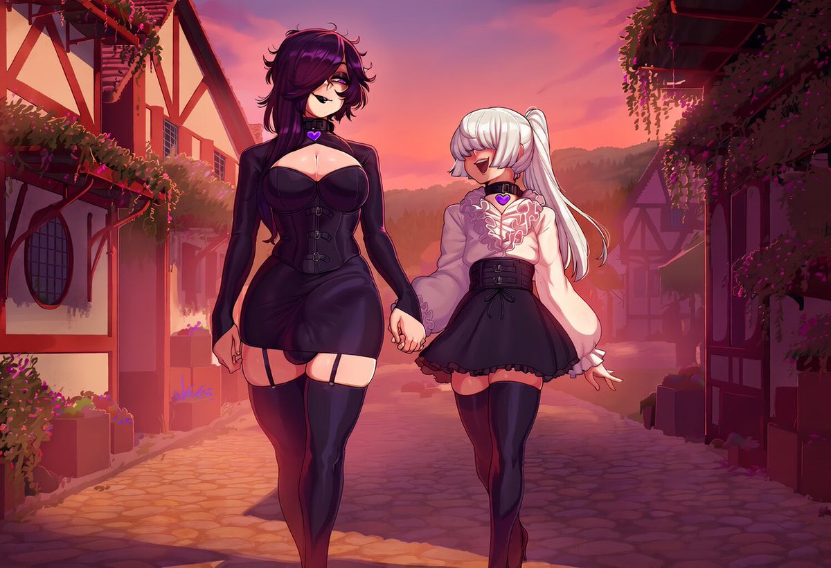 AltMixNyx's tweet photo. Went on a lovely date with one of my adorable cuties @Horny_Veil, he was so greedy and asked for another so we went to one of his favourite places, the arctic~ https://t.co/DoYoTUjFMc