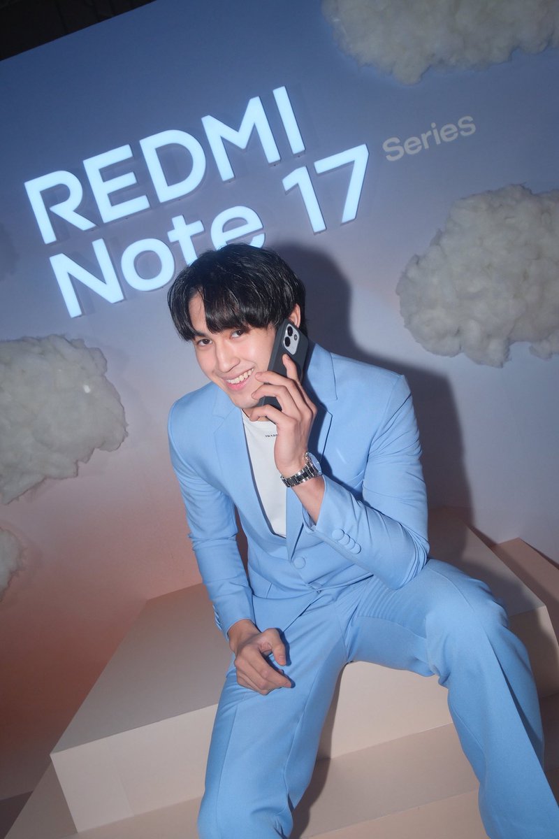 Sparkle_GMA's tweet photo. Anton Vinzon joined the excitement at the REDMI Note 17 Series launch event. ✨

#AntonVinzon #REDMINote17Series https://t.co/WiEVgwT5c9