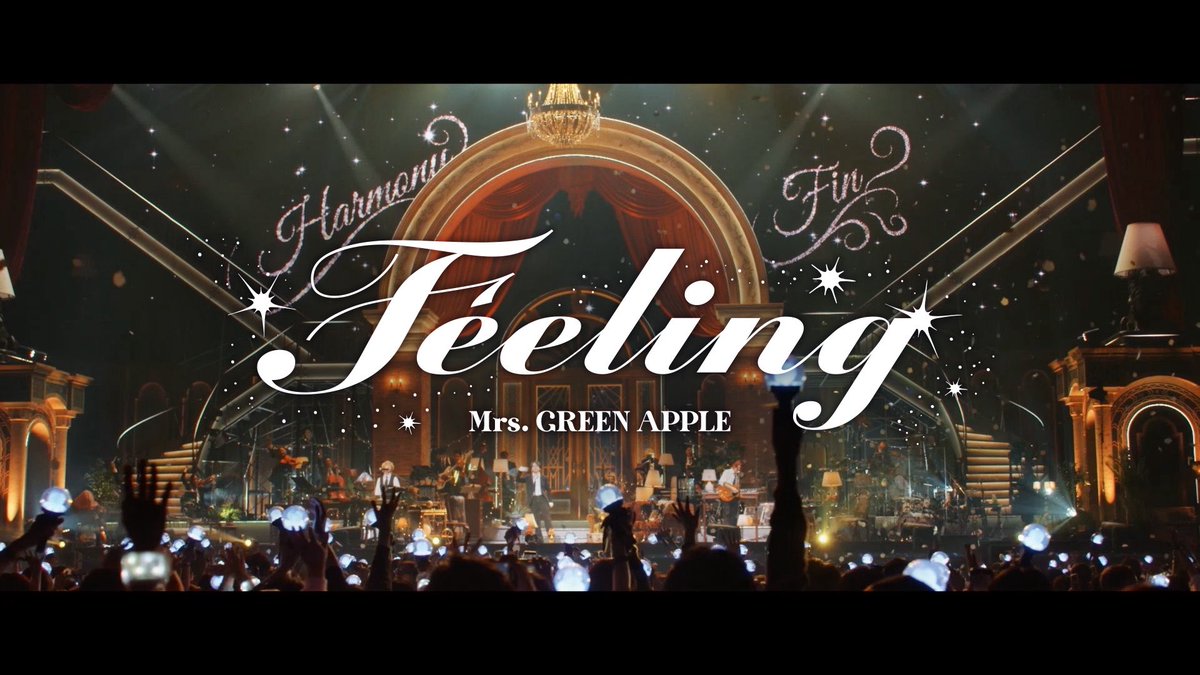 AORINGOHUZIN's tweet photo. ／
今夜21時からHarmony『#Feeling』公開🌹
＼
⁡
『Mrs. GREEN APPLE on "Harmony2"』の公演スケジュール発表を記念して、
2024年に行われたHarmonyから『Feeling』を
本日9月15日(火)21:00にYouTubeで公開します🎻
⁡
今回はプレミア公開ではないため、チャット機能はございませんので
ぜひ21:00からは【#MGAonHarmony】で盛り上げてください🎶
⁡
#MrsGREENAPPLE
