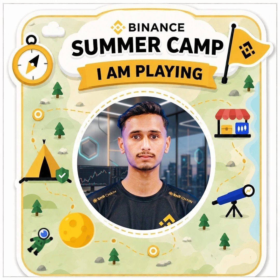 AWAISTECHPK's tweet photo. Binance Summer Camp Day 1 done! Learned how to lock down my account before making my first trade — security first, always. #BinanceSummerCamp https://t.co/D6g5IHBGUP