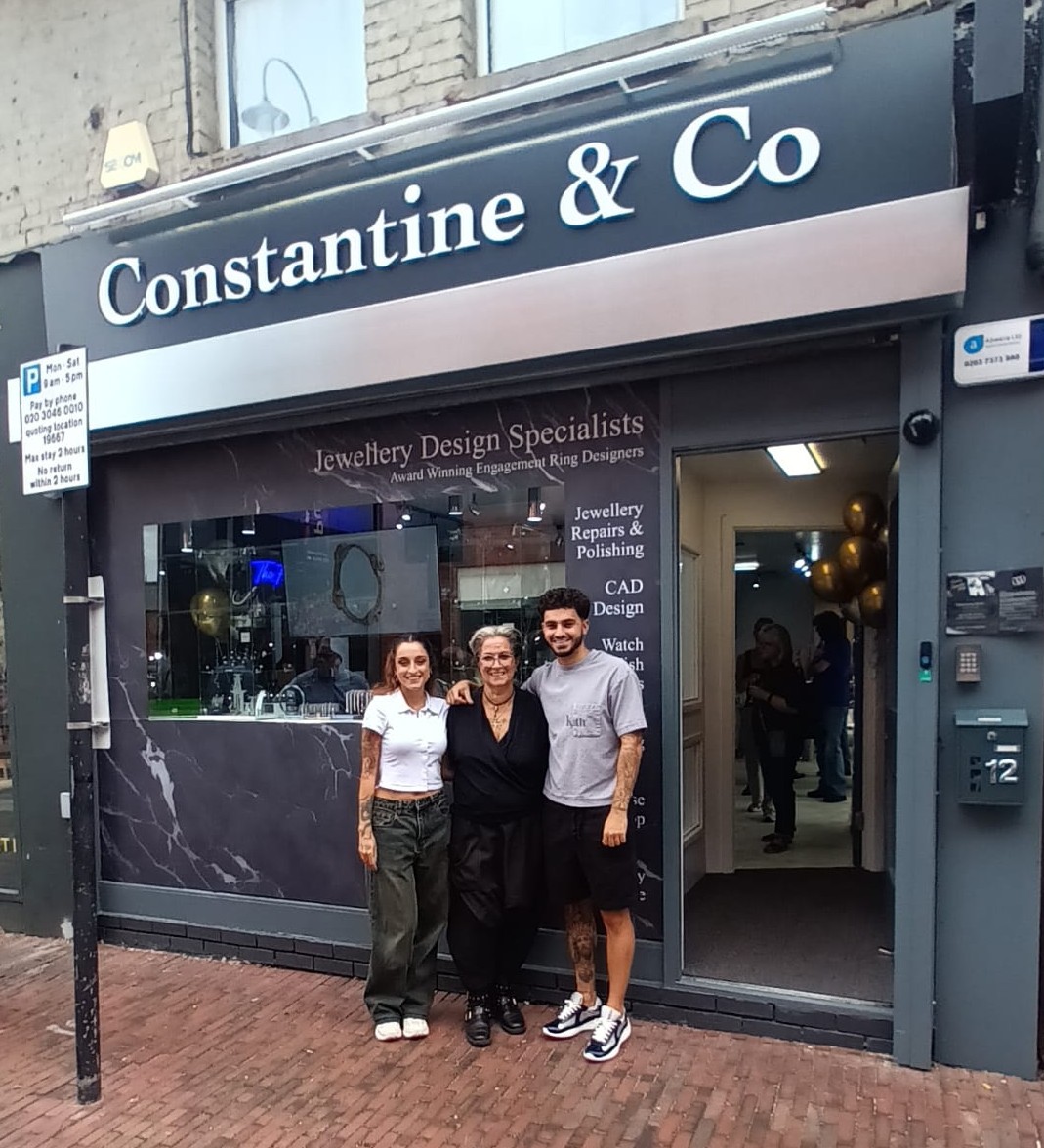 inPurley's tweet photo. A very warm welcome to Constantine &amp; Co, now open at 12 High Street, #Purley, CR8 2AA. 

A fantastic, family run, bespoke jewellery business. 

See more at:  https://t.co/pMebA6Xq5n

#inPurley #jewellers #giftideas #BespokeJewellery #DestinationPurley https://t.co/QTXeKvVpUz