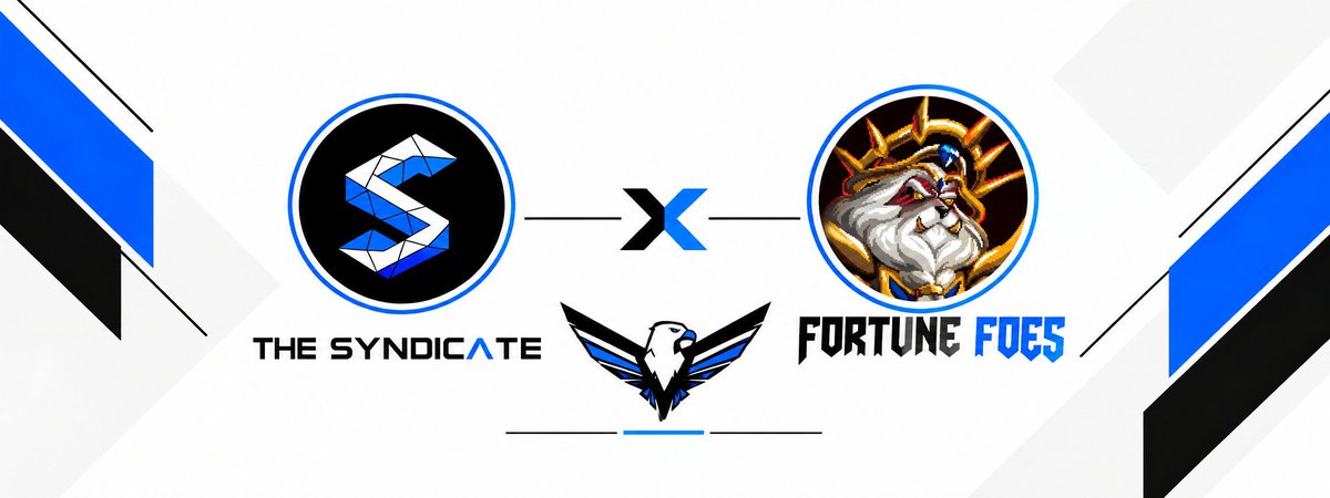 thesyndicate09's tweet photo. THE SYNDICATE × FORTUNE FOES

10 GTD SPOTS GIVEAWAY
We’ve joined forces with Fortune Foes to bring 10 guaranteed spots to the community

How to qualify: 
• Follow @FortuneFoes
• Follow @thesyndicate09
• Join the Discord
• Enter the raffle

Discord: https://t.co/OMUzed2Cyy
Raffle: https://t.co/F3BnariRmJ

10 winners | 10 GTD spots
Good luck