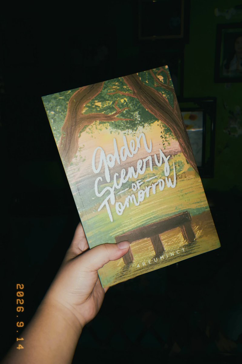 dalandan09_dan's tweet photo. Finally, my GSOT book is here!!🫶❤️ #gsot #goldensceneryoftomorrow https://t.co/ZX8KyBkZoc