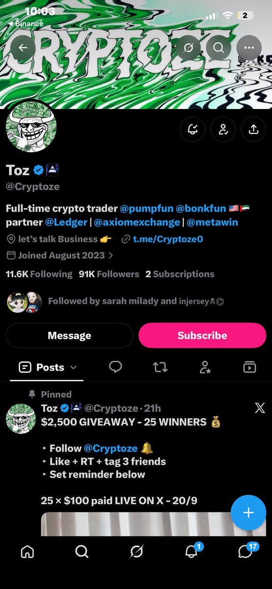 Lizagareth's tweet photo. @Cryptoze @saracrypto_eth Thank you Toz

@Enigma6242

EZCtNv8gQhLpgwyJMhx6ymE442yYqcoDrdu4XR34HJAZ https://t.co/X2h5CT5LAZ