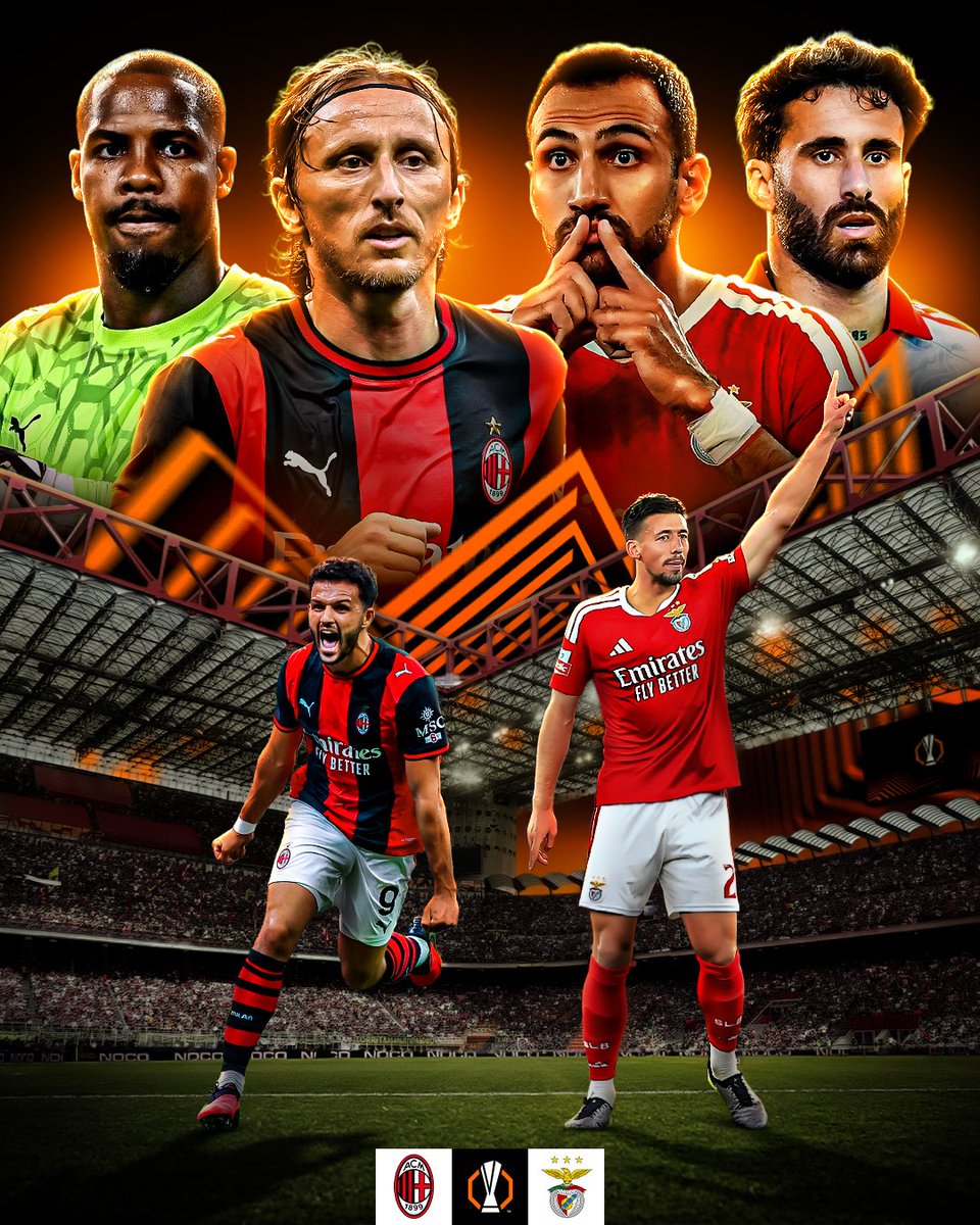 EuropaLeague's tweet photo. Milan vs Benfica on Matchday 1 🍿

#UEL https://t.co/pAKwfU9Rgz