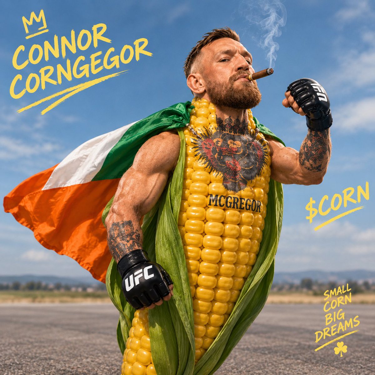 CornMcGregor's tweet photo. DONT MISS OUT AND JOIN THE TELEGRAM

$CORN IS GOING TO TAKE OVER 

ESTIMATED MC 10M$+ 

FREE SUPPLY FOR TELEGRAM MEMBERS 

LINK IN BIO https://t.co/JS68yfrQ6y