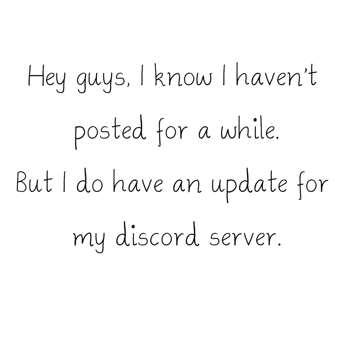 ThisIsEViKA's tweet photo. An update about my Discord server
1/4 https://t.co/wb60oeDgUF