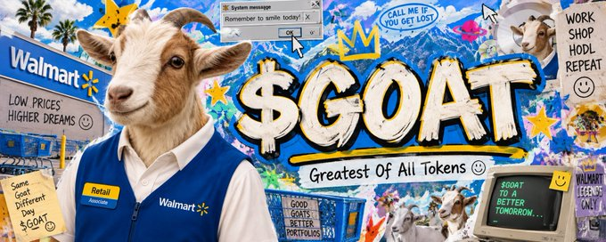 LizzySolll's tweet photo. $GOAT
— Greatest Of All Tokens. 🏆

Return to simple and UNDERSTANDABLE memes!

No more paired coins.
No more slop tek.

Return to tradition to what made MEMES great.

Every cycle needs a GOAT.
THIS is that
$GOAT
🐐

It's what we're all looking for.

The Greatest Of All Tokens. 🏆

Dex at 25k